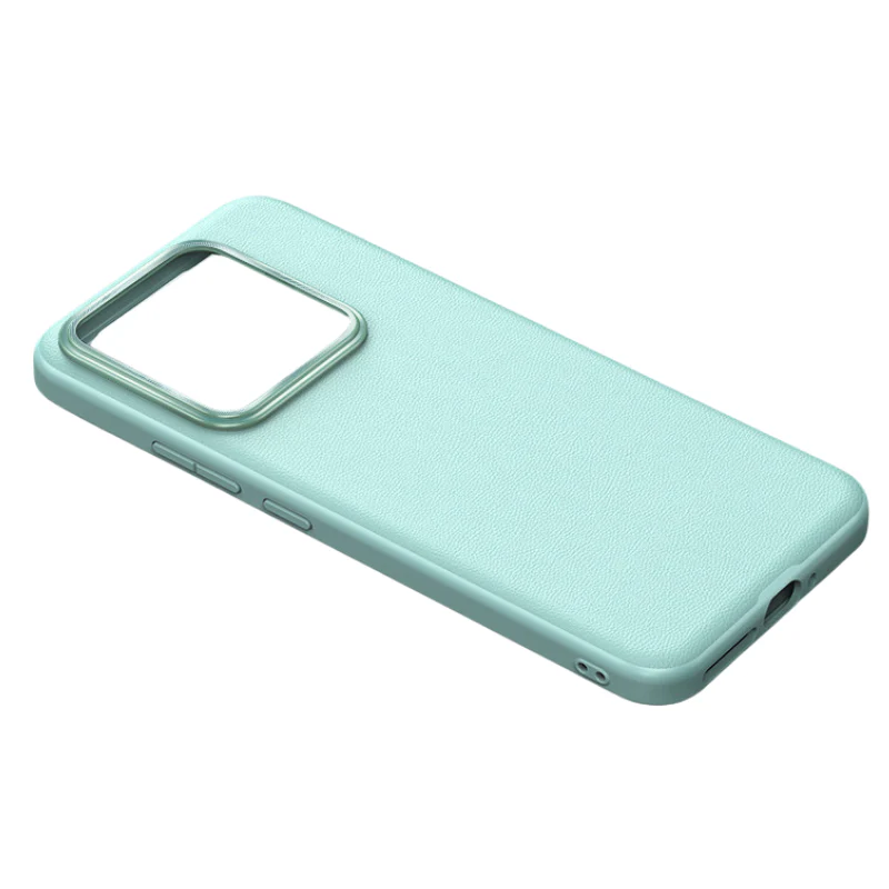 Xiaomi Mi 14/Pro Ultra-thin Minimalist Shockproof Genuine Leather Series Case - Image 13