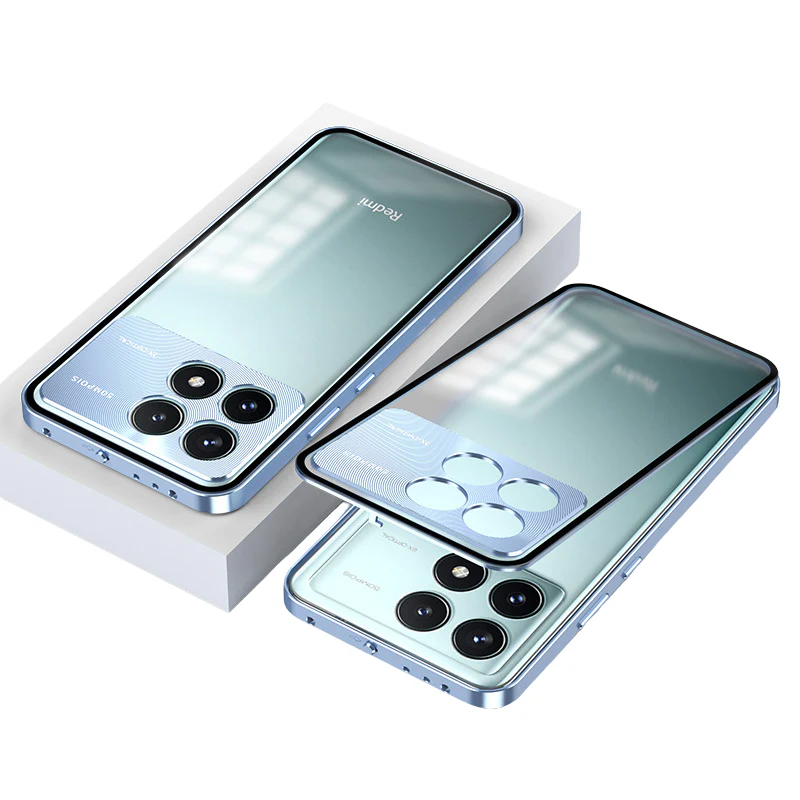 Xiaomi Redmi K70/Pro/E Metal Frame Matte Shockproof Phone Case with Snap Lock - Image 8