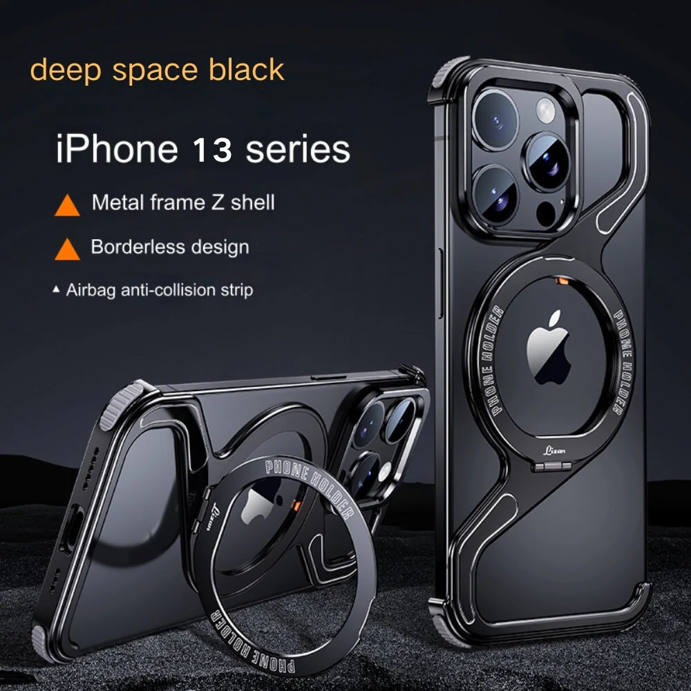 [Z-type metal bracket shell] Apple iPhone 13/Pro/Max - Magsafe Magnetic Phone Case - Image 2