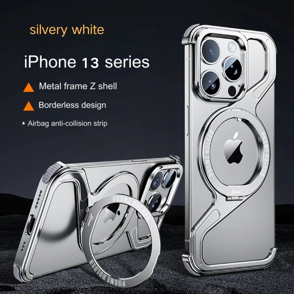 [Z-type metal bracket shell] Apple iPhone 13/Pro/Max - Magsafe Magnetic Phone Case - Image 3