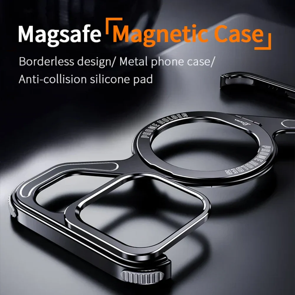 [Z-type metal bracket shell] Apple iPhone 14/Pro/Max - Magsafe Magnetic Phone Case - Image 7
