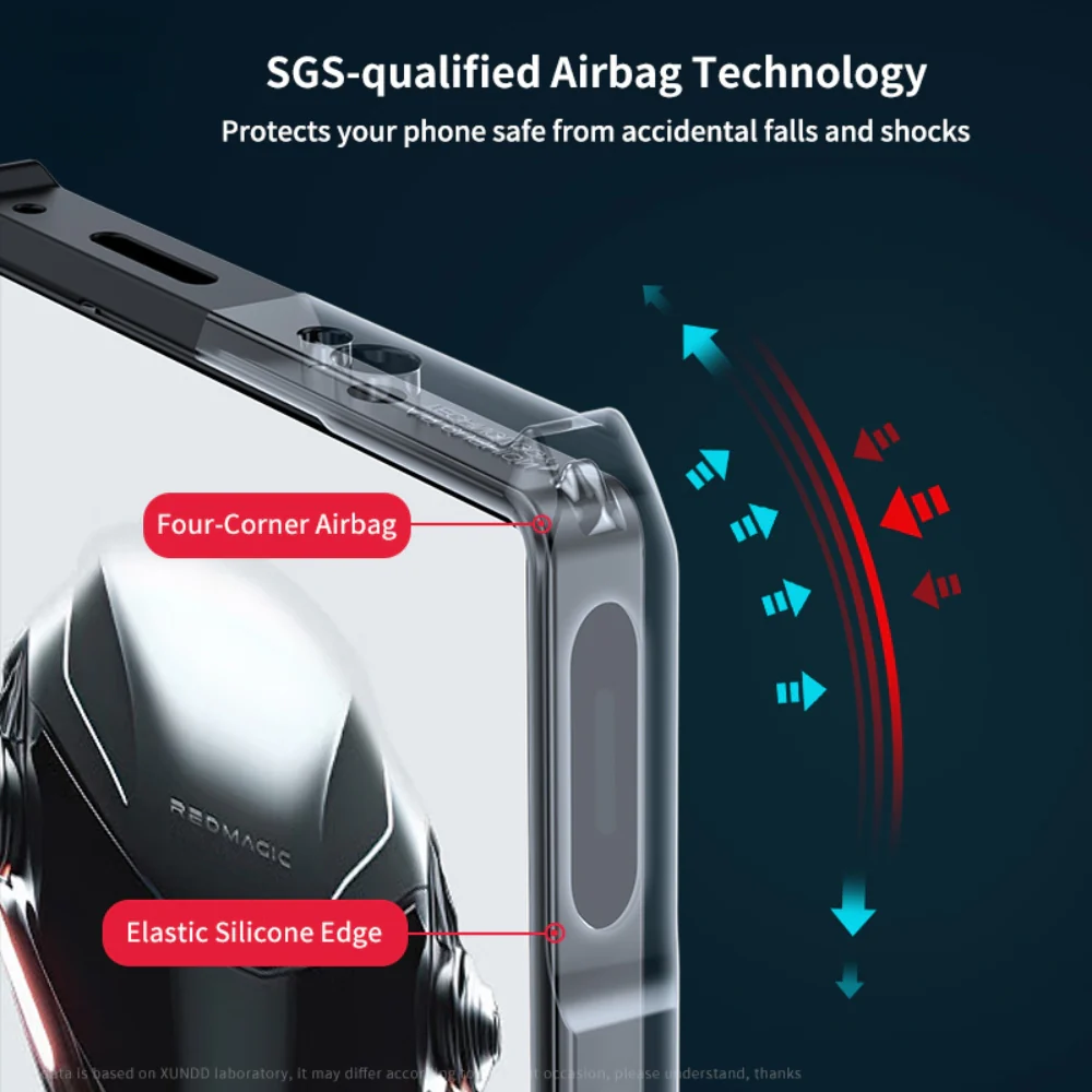 ZTE nubia Red Magic 9 Pro / 9 Pro Plus - Silicone Material Airbag Shockproof Protective Case - Image 3