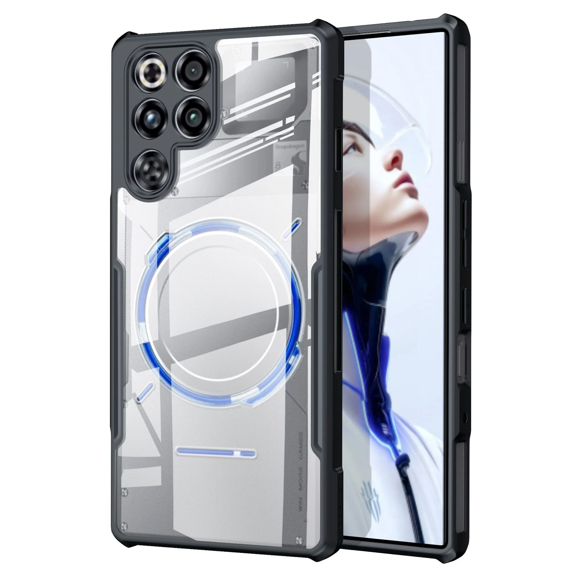 ZTE Nubia RedMagic 11 Pro/Plus Minimalist Clear Full-Body Shockproof Case