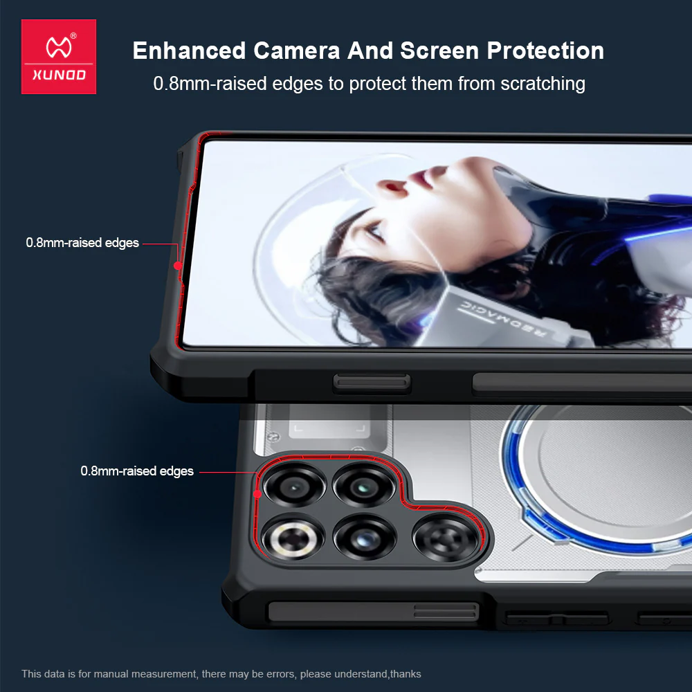 ZTE Nubia RedMagic 11 Pro/Plus Minimalist Clear Full-Body Shockproof Case - Image 4