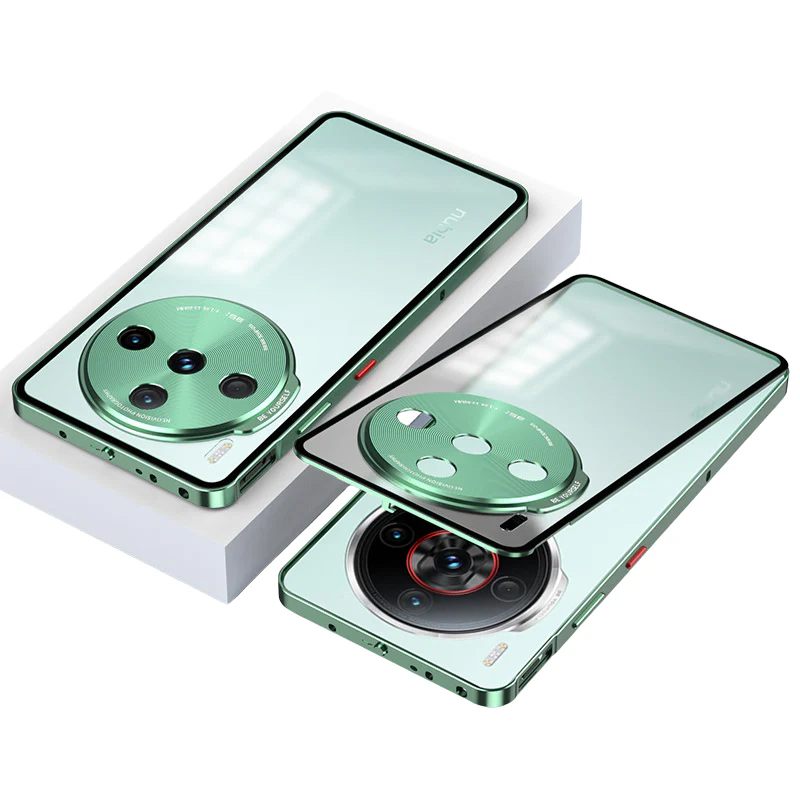 ZTE Nubia Z60s Pro Metal Frame Matte Shockproof Phone Case with Snap Lock - Image 5