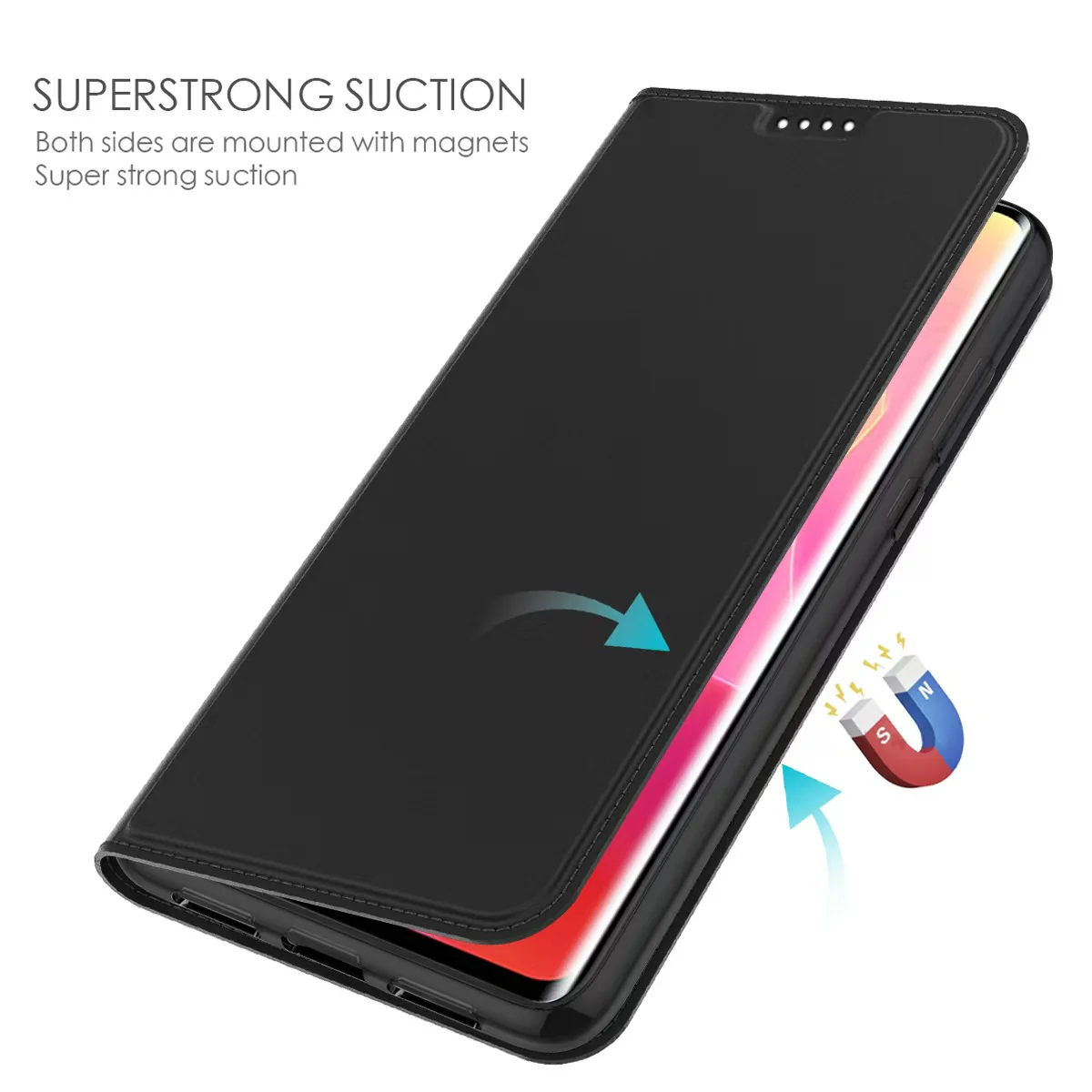 ZTE Nubia Z70 Ultra Magnetic Stand Leather Fllip Shockproof Wallet Series Case - Image 2
