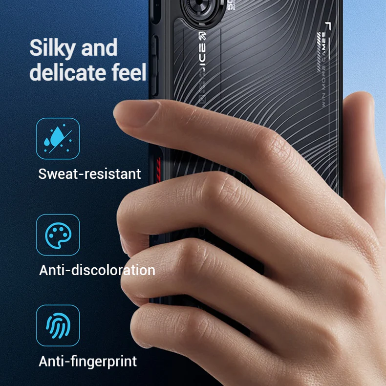 ZTE Red Magic 9 Pro/Pro Plus/S Pro/S Pro Plus Transparent Frosted Shockproof Phone Case - Image 4